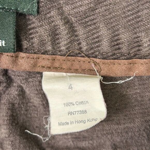 J.Crew Women’s Brown Corduroy Pants Size 4 Low Fit Straight Leg Cotton Trousers - Picture 7 of 8